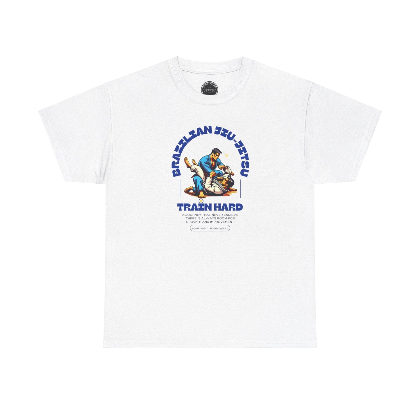 001.1 Train hard T-Shirt - Blue