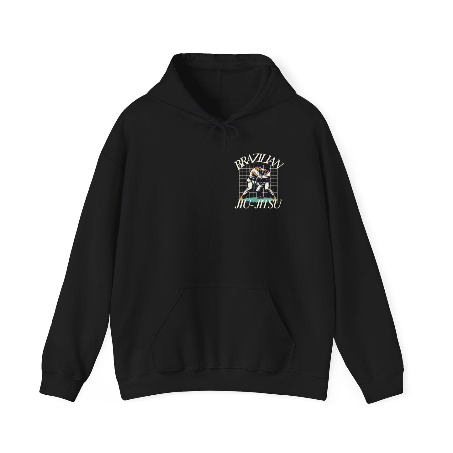 BJJ Retro Grid Hoodie