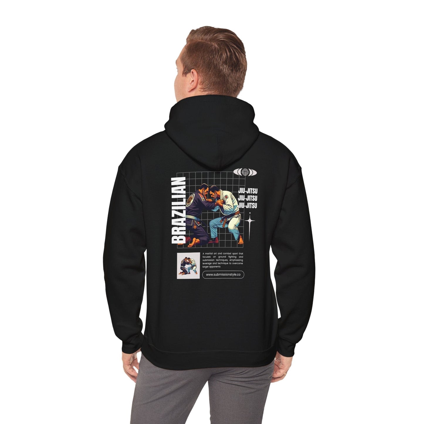 BJJ Grid Hoodie