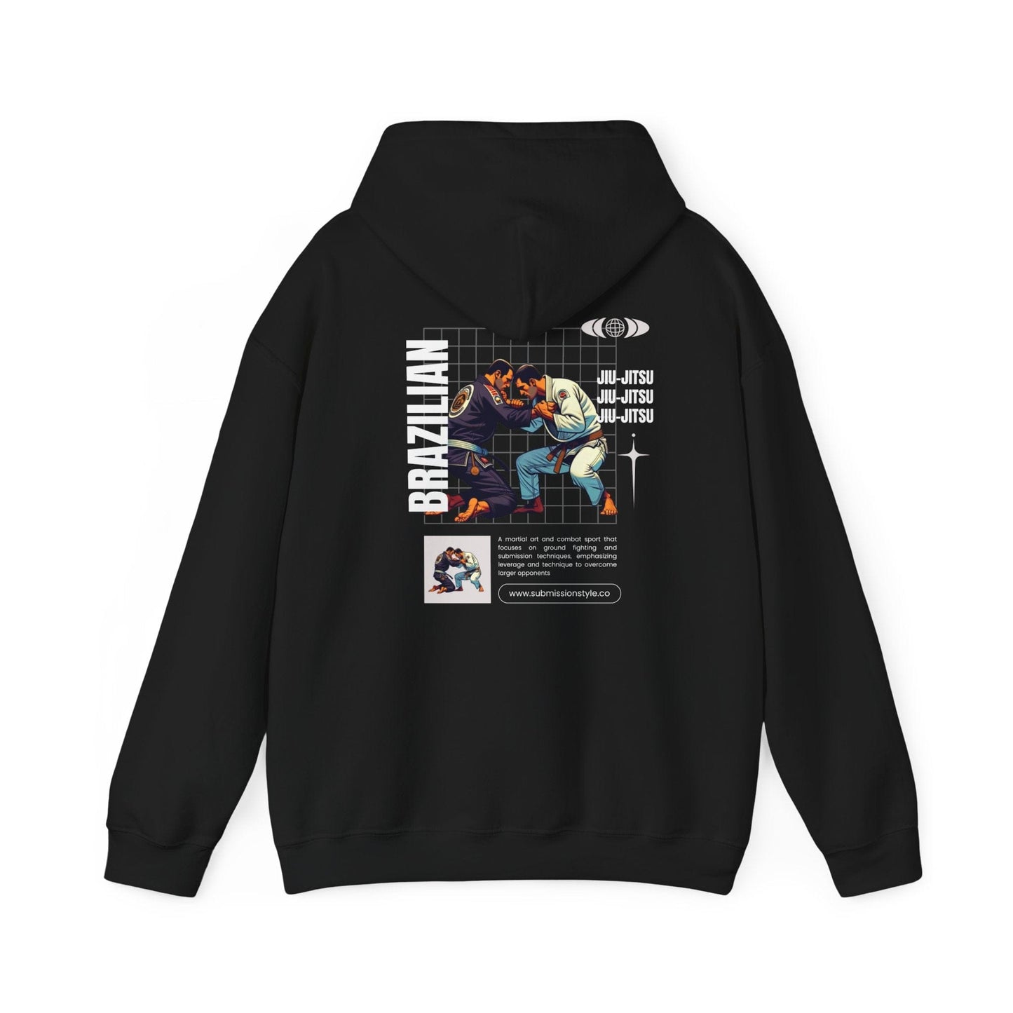 BJJ Grid Hoodie