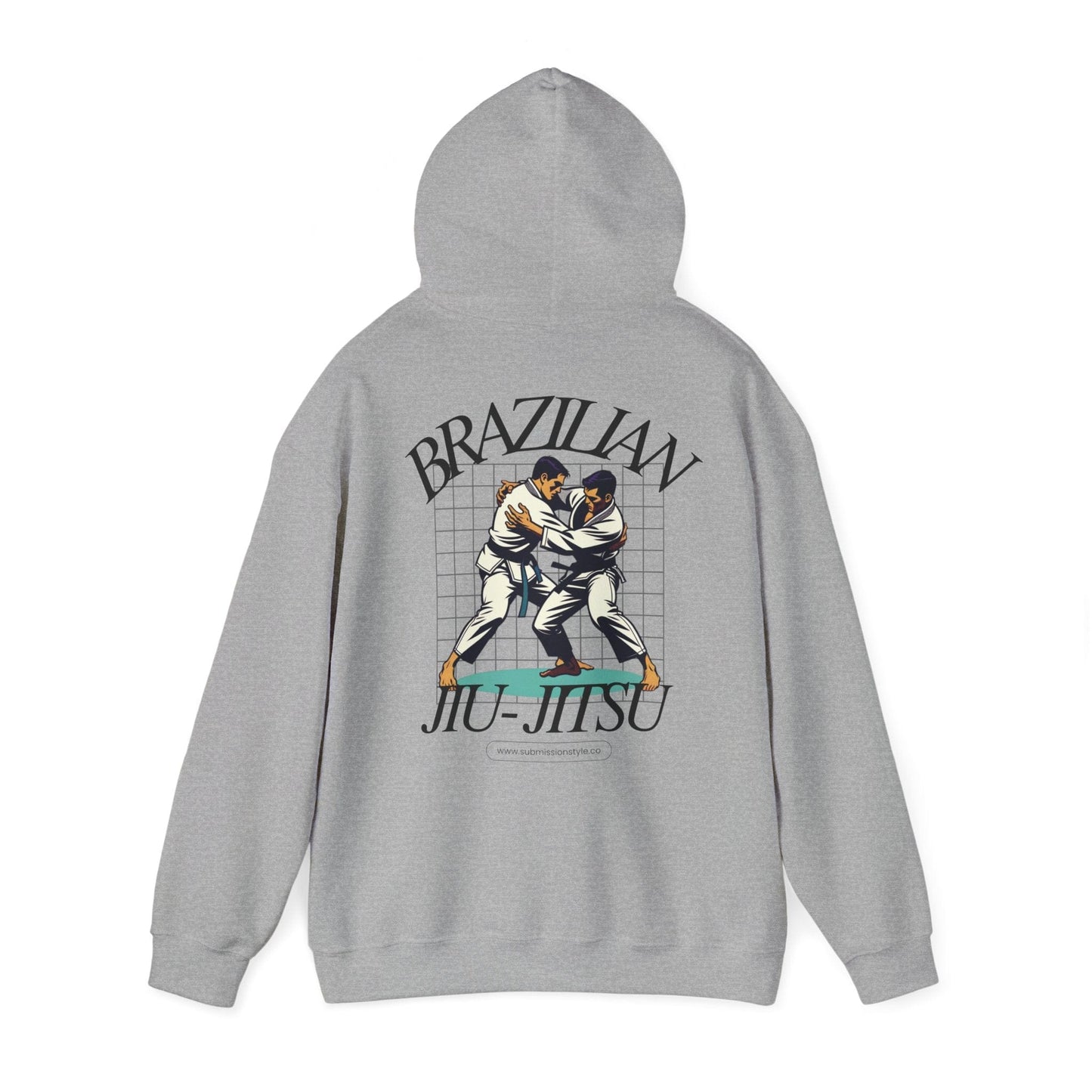 BJJ Retro Grid Hoodie