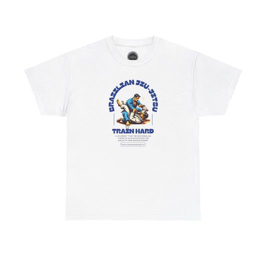 001.1 Train hard T-Shirt - Blue