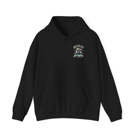 BJJ Retro Grid Hoodie