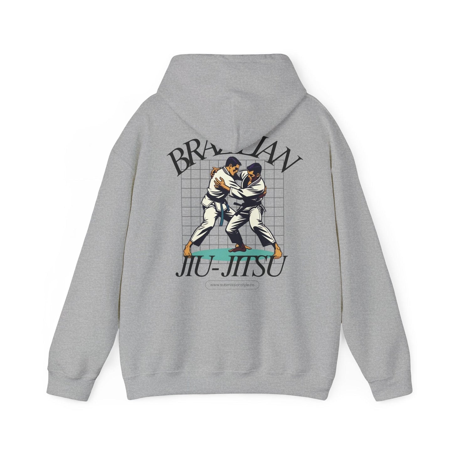 BJJ Retro Grid Hoodie