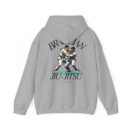 BJJ Retro Grid Hoodie