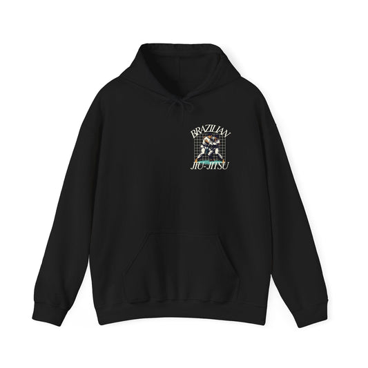 BJJ Retro Grid Hoodie