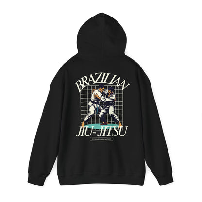 BJJ Retro Grid Hoodie