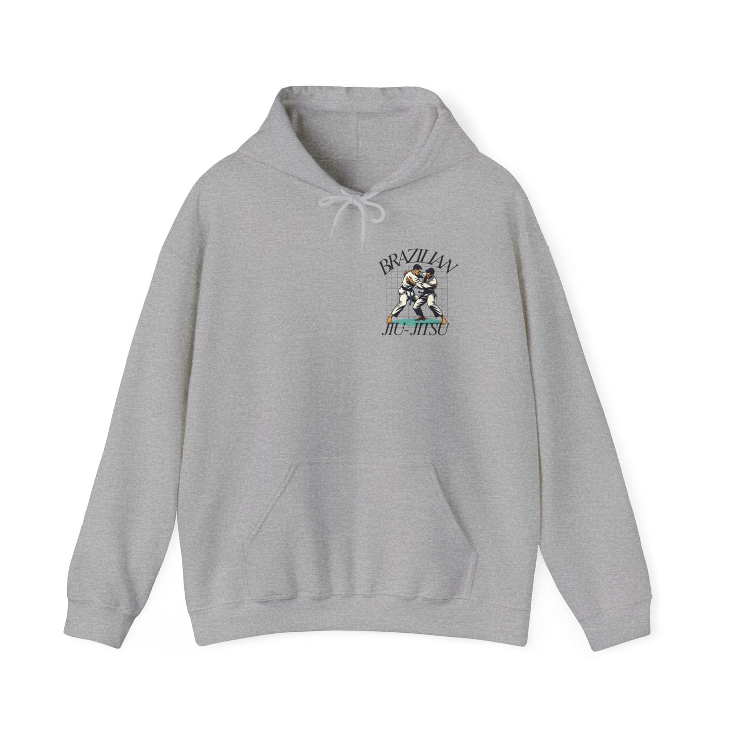 BJJ Retro Grid Hoodie