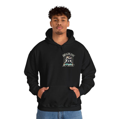 BJJ Retro Grid Hoodie