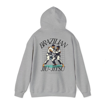 BJJ Retro Grid Hoodie